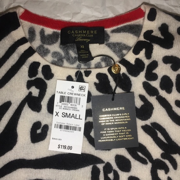 Charter club cashmere sweater - Picture 6 of 10